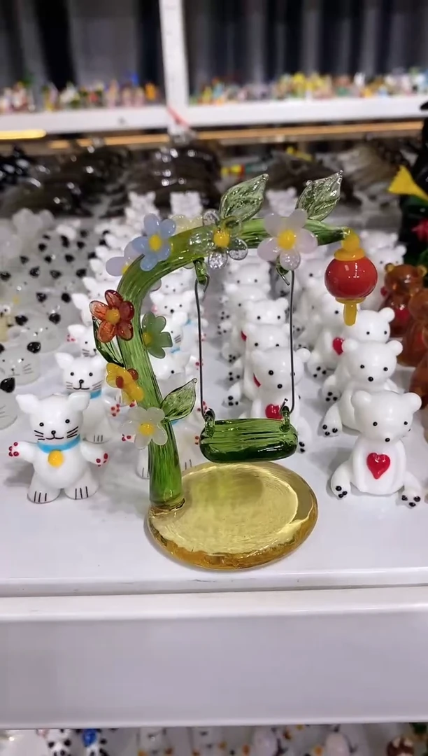 手工艺品琉璃秋千