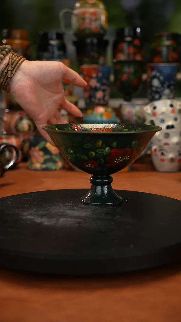 油画手 绘釉下彩