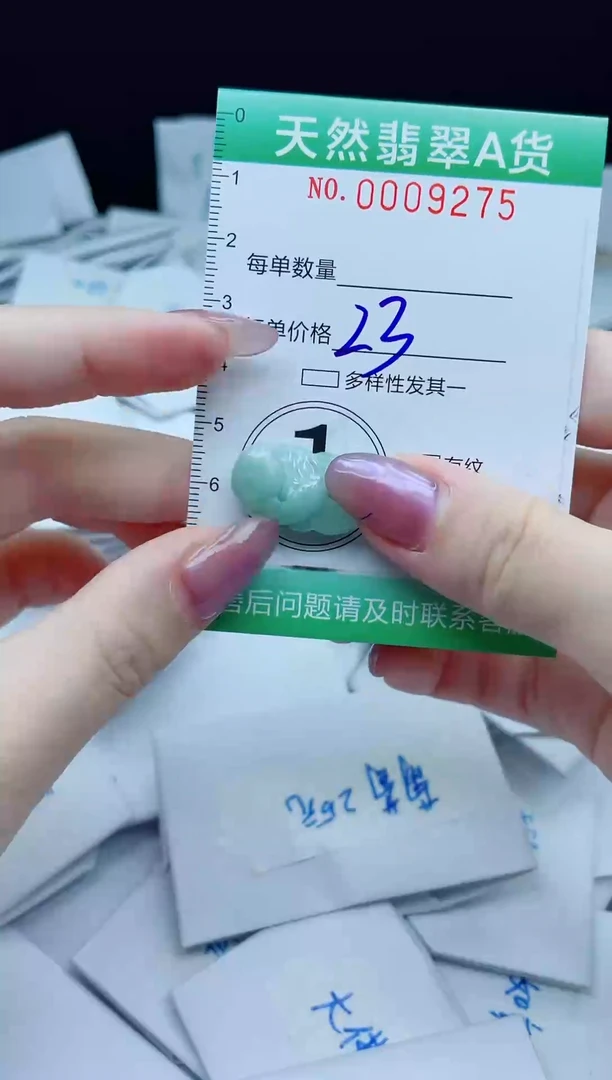 翡翠未镶嵌颈饰我