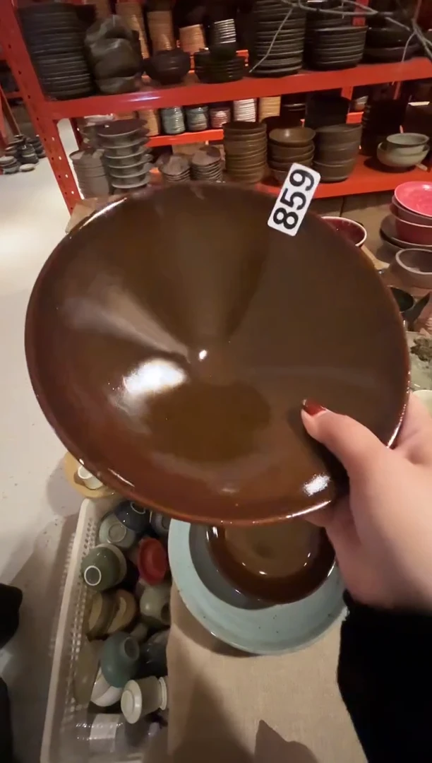 瓷片哈**尼859松木柴烧斗笠