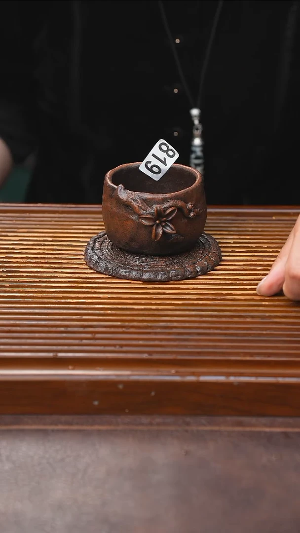 万古烧粗陶手工茶具