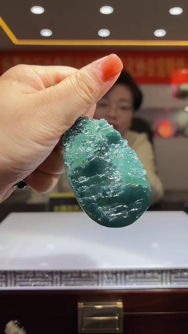 未镶嵌定制翡翠01/1110/H/发其一件/山水