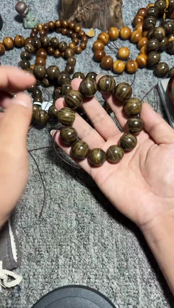 手串/手链楠木（金丝楠）阴沉金丝楠2.0单圈468