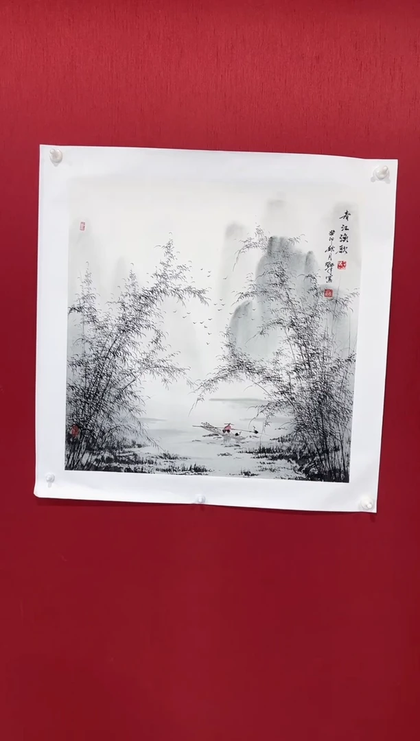 国画邓平老师画作