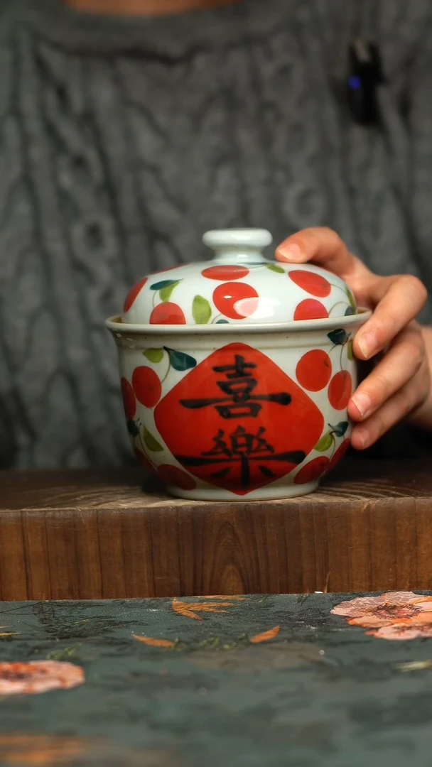 杯釉下彩手工手绘同款陶器