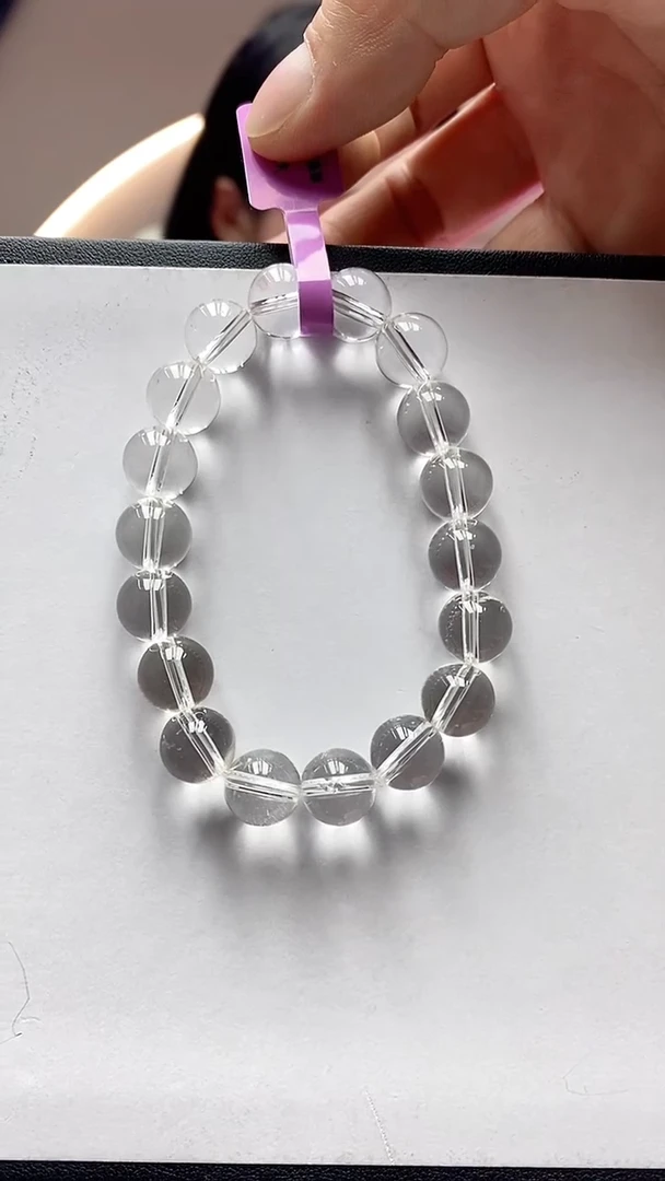 【闪购商品】水晶手串未镶嵌近双A级白水晶品质手串多样发其一11+