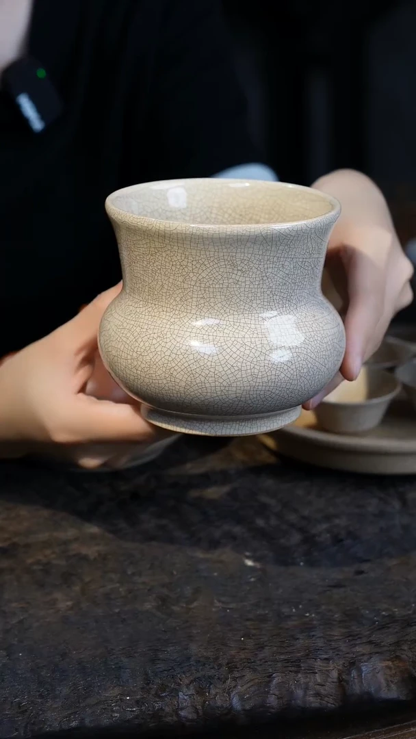 潮州全手工原矿砂铫壶白泥建水