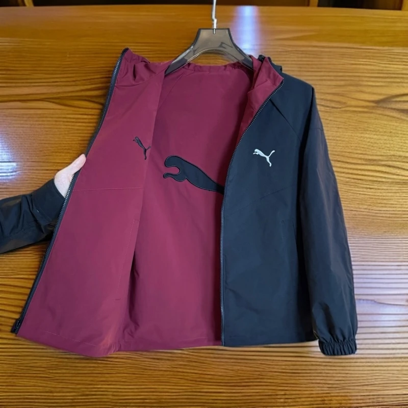 6659（双面穿）秋季新款连帽时尚百搭休闲夹克外套