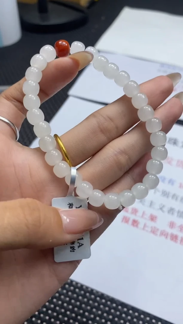 颈饰未镶嵌和田玉贞城散珠批发DIY多样性发