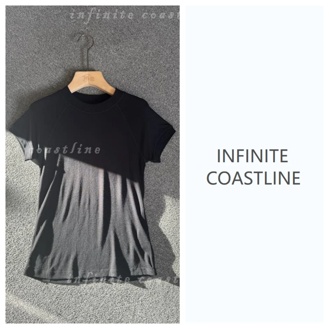 无垠海岸12325【轻奢】半高领上衣