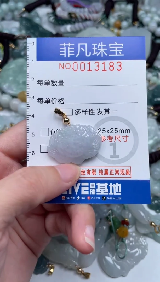 颈饰未镶嵌翡翠13183