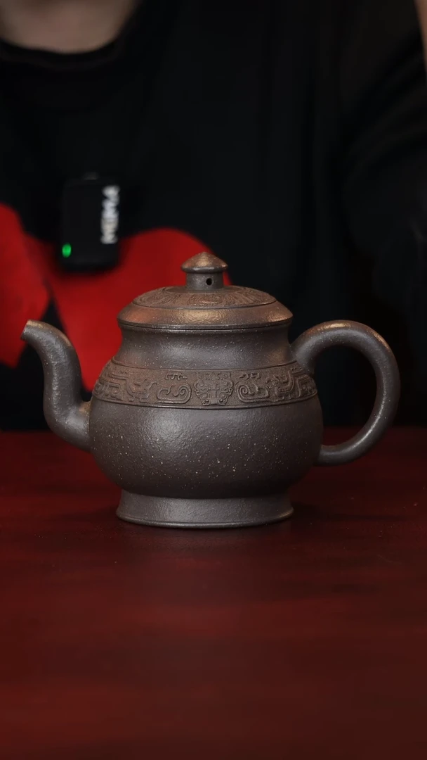 茶壶紫砂原矿高端紫砂--宫灯