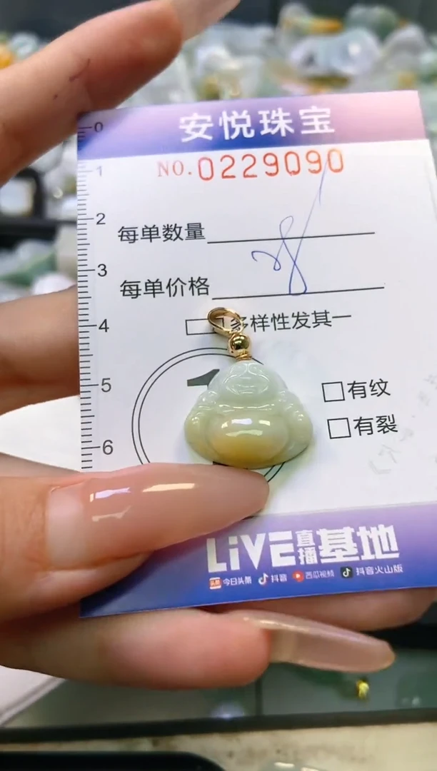 翡翠未镶嵌颈饰闪购0229090