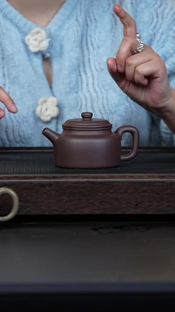 【闪购商品】紫砂茶壶四号井底槽青德钟