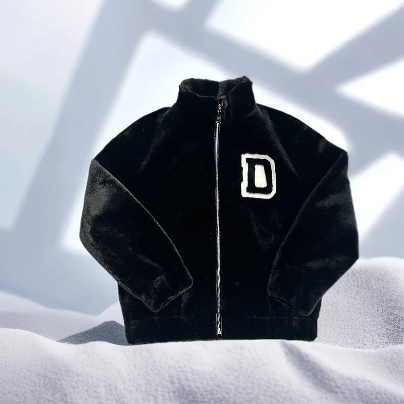 【名爵服饰】潮流百搭休闲冬季加厚时尚外套经典毛绒百搭外套保暖