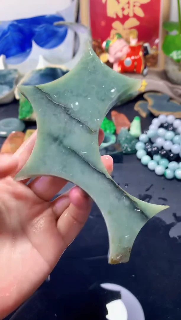 翡翠未镶嵌颈饰079天然翡翠
