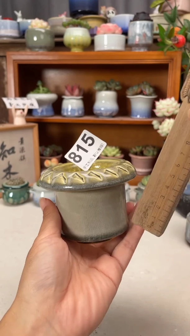 瓷片815知木小芳花盆