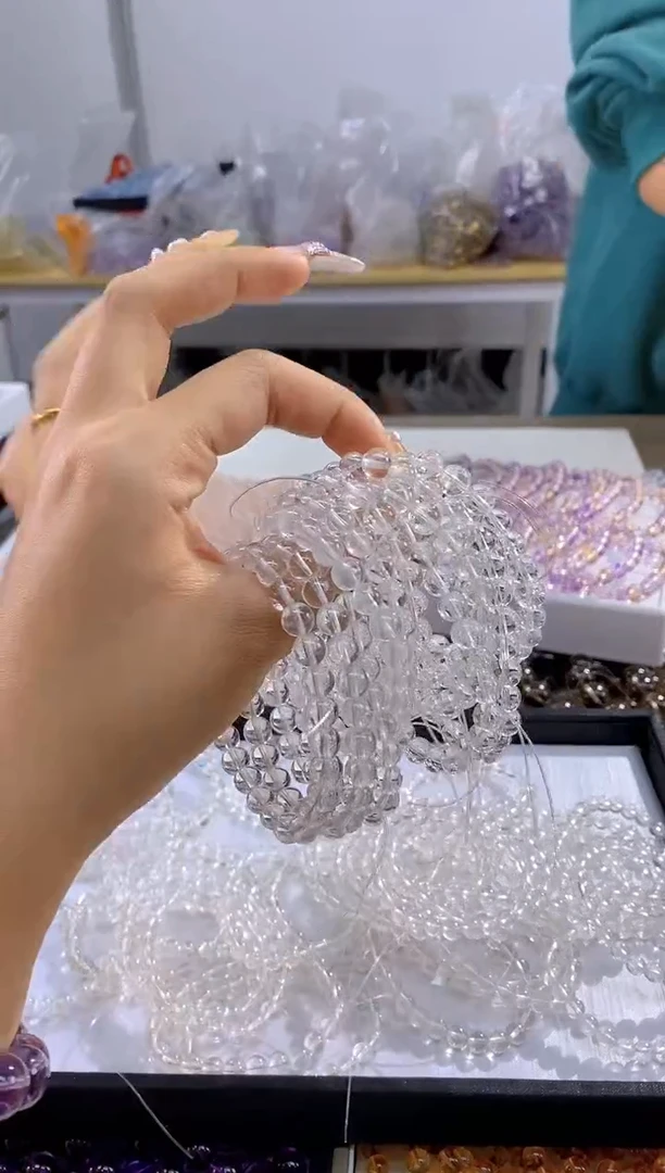 【闪购商品】水晶手串未镶嵌018/多样性发其一/卡7