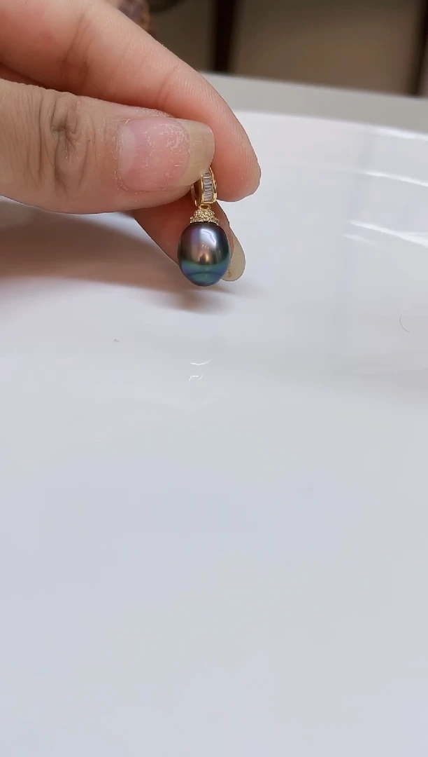 银S925镶嵌颈饰海水珍珠10mm