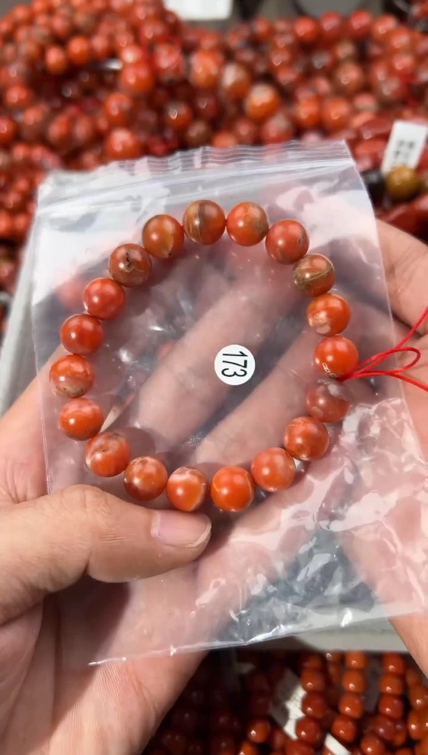 南红玛瑙手串未镶嵌10
