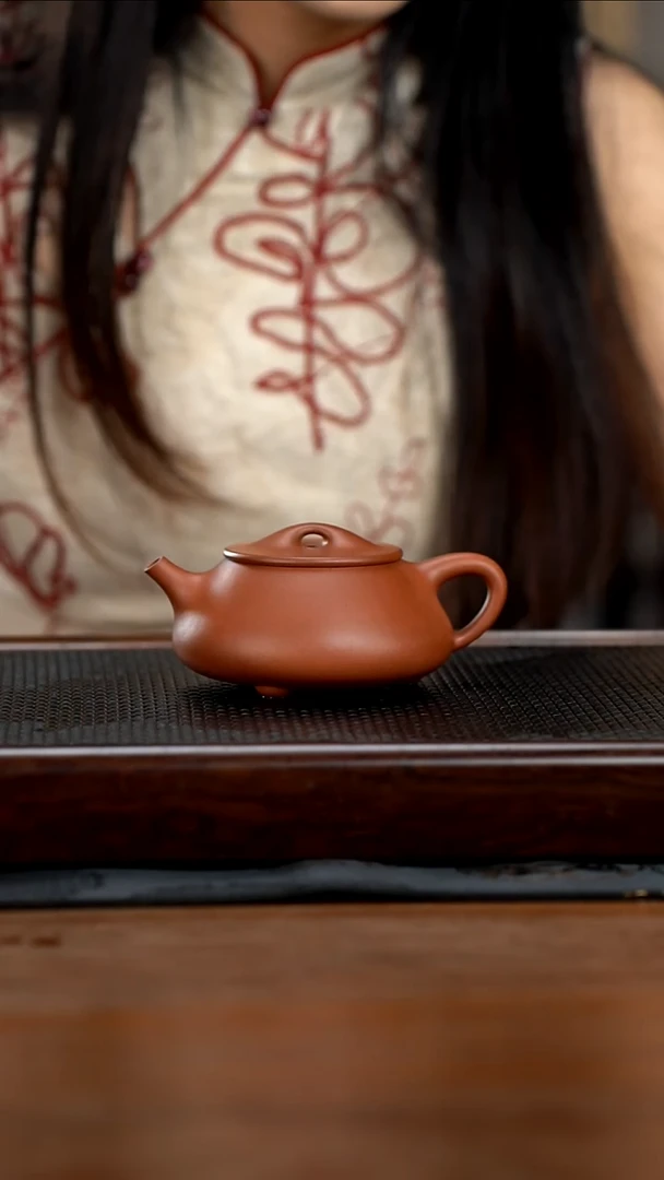 茶壶紫砂220cc黄龙山原矿底槽清石瓢7