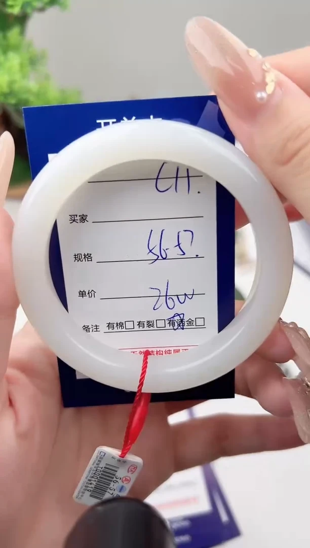未镶嵌手镯和田玉微色差C11