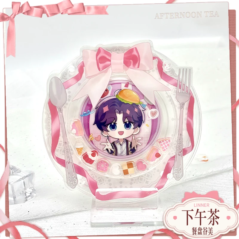 艾谷下午茶亚克力谷美58mm吧唧托75mm动漫徽章收纳砖谷子展示架
