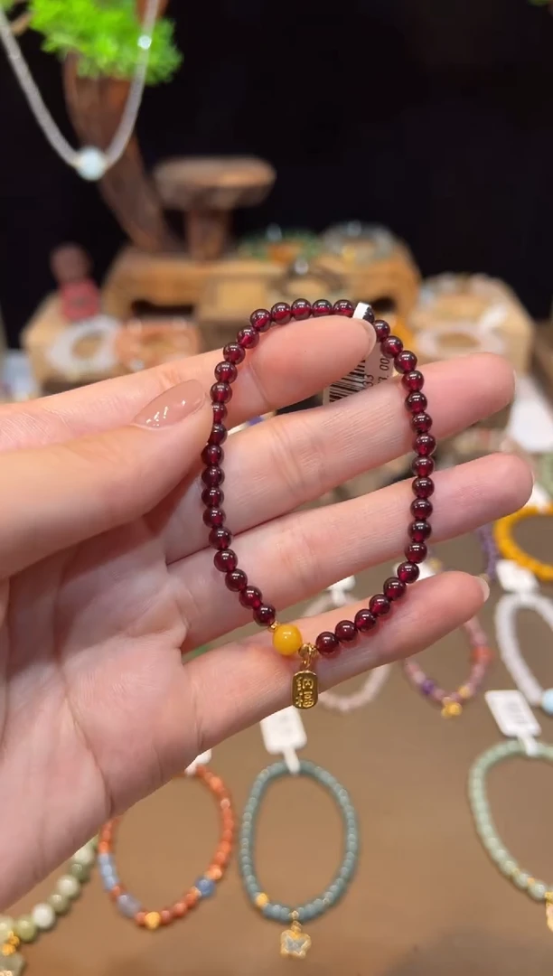 手链未镶嵌石榴石手饰@@D2033