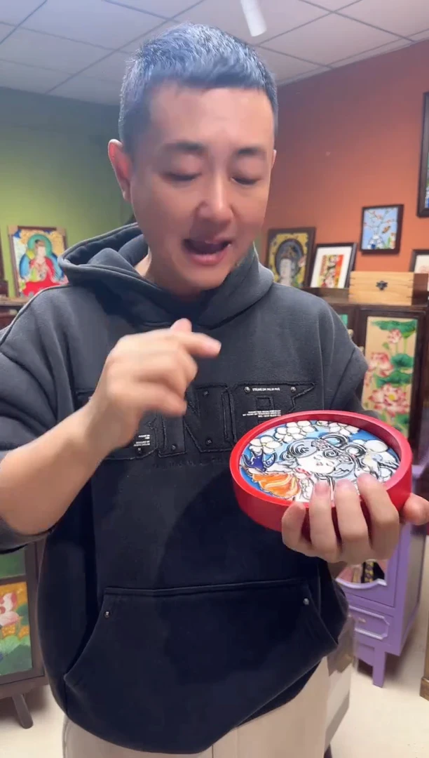 陶瓷 15圆 红盘 两个