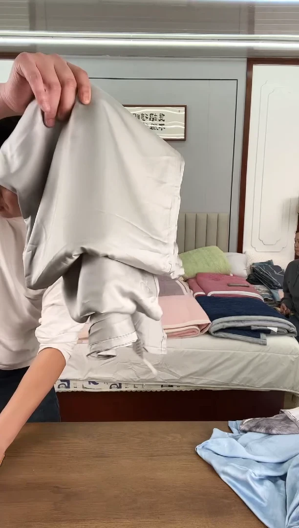 再生纤维素纤维400根灰色竹纤维床单245*270cm（微瑕）