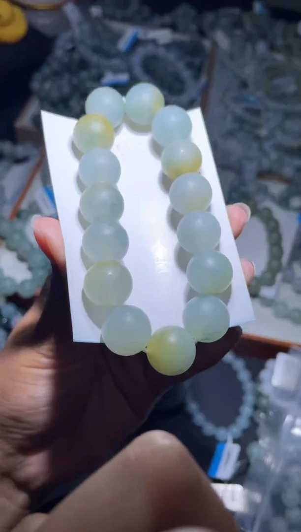 未镶嵌定制翡翠天然缅甸A货翡翠手串80