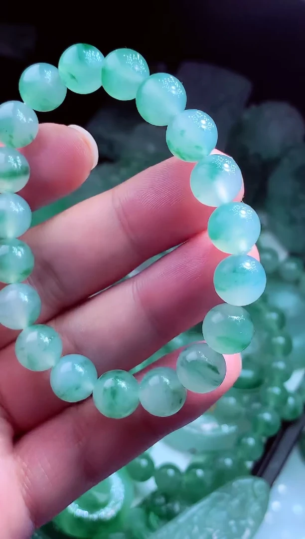 未镶嵌定制翡翠静*#翡翠毛货定制