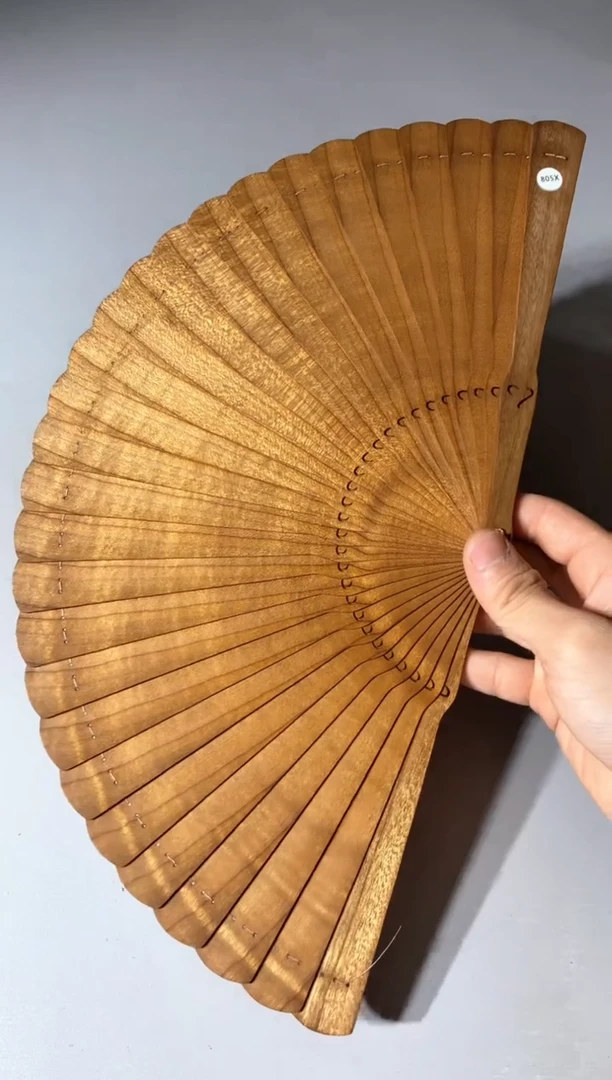 金丝楠805号21cm金丝楠木小叶桢楠扇子
