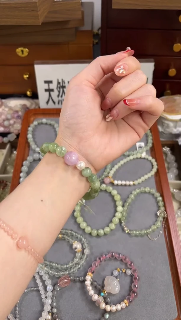 未镶嵌手串水晶