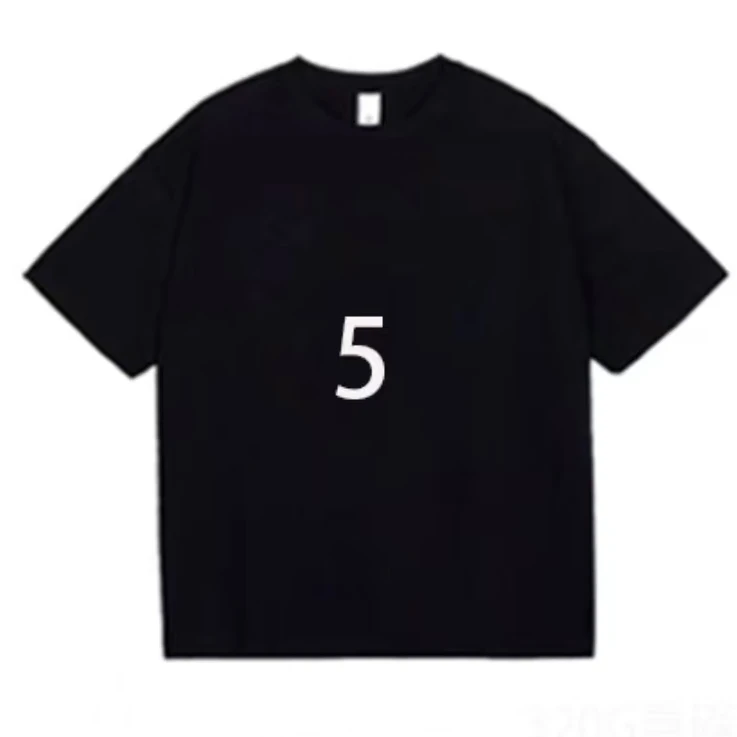 新款前后字母2025粉字母重磅纯棉T恤XY1688