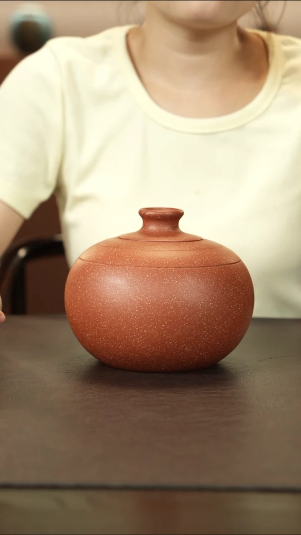 紫砂茶叶罐降坡泥 滴水西施罐 约1斤