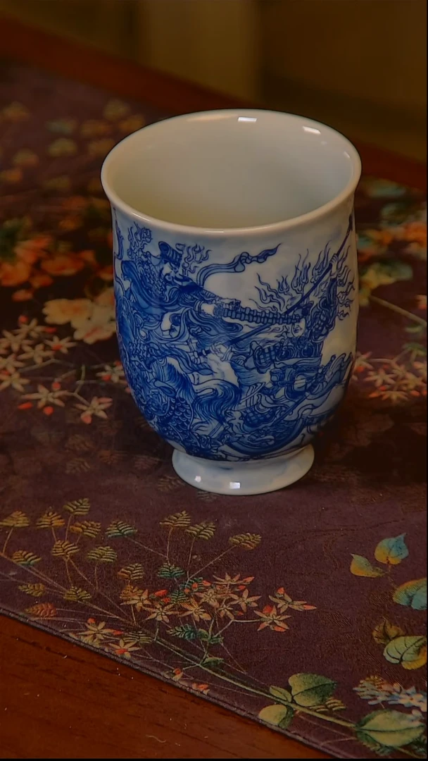 杯手工手绘杯杯很美丽