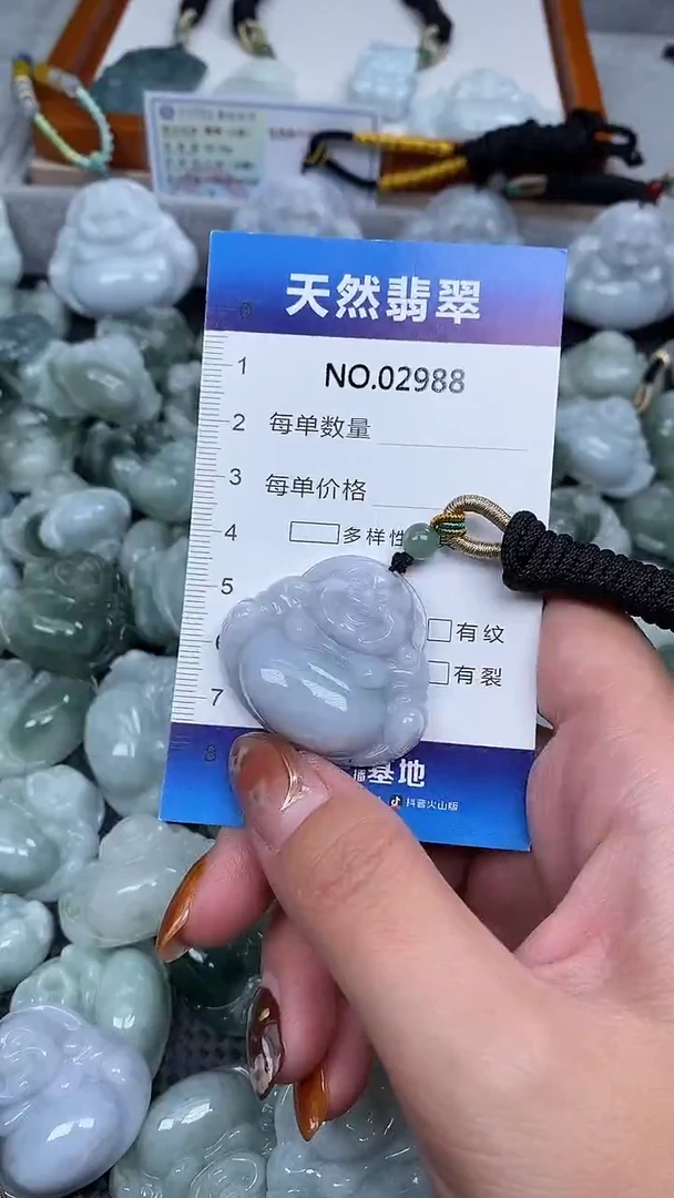 颈饰未镶嵌翡翠纯天然A货翡翠2988