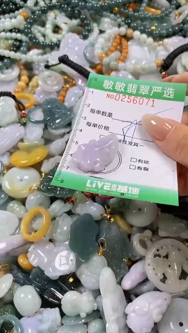 翡翠未镶嵌颈饰闪购0256071