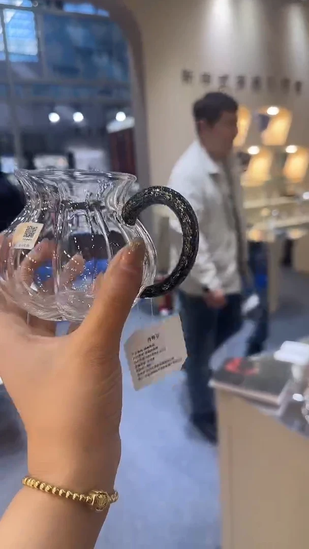 南瓜公道杯黑金把