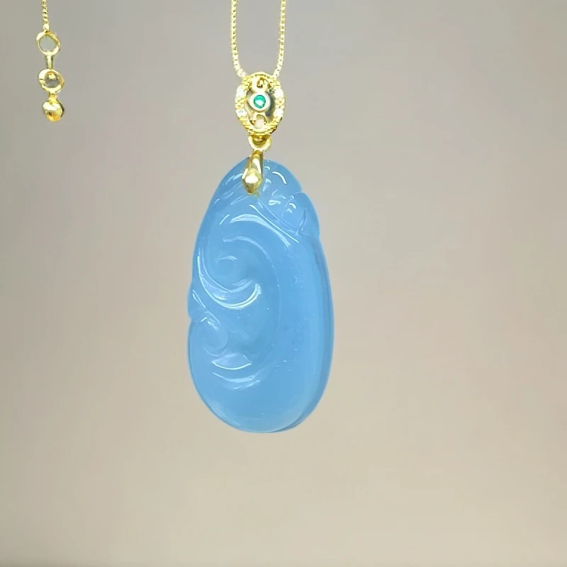 合金石英石吊坠 精致如意款型吊坠400