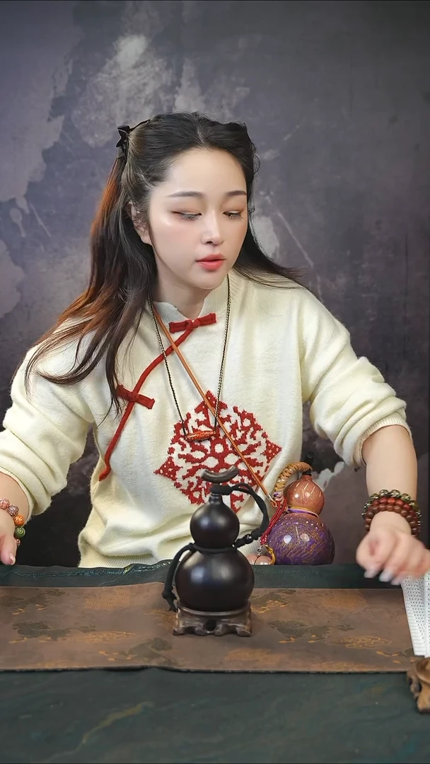 【闪购商品】RZ104大漆酒葫芦不包手串及旋转底座