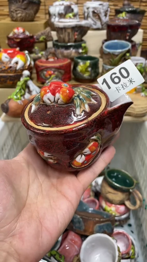 蘭*160精美粗陶手工柴烧全量