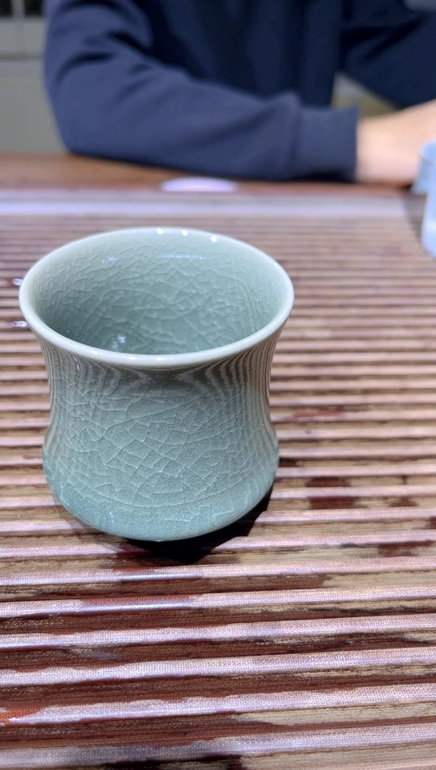 杯子原生态原矿青绿马蹄