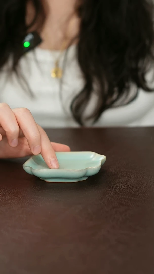 摆件原矿汝宋汝瓷038微瑕