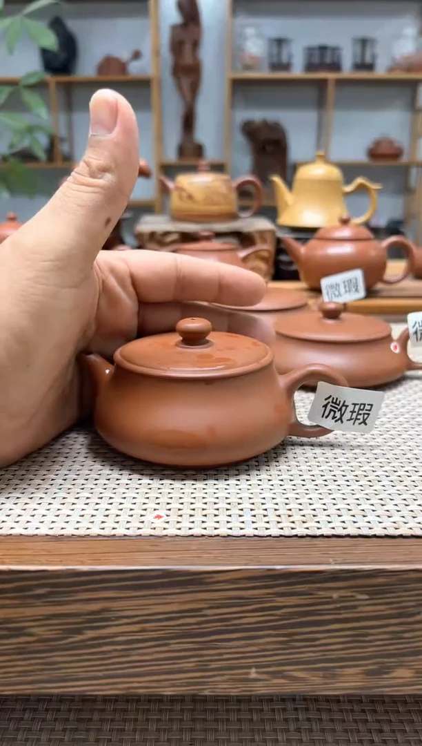 原矿朱泥全手 微瑕明炉 130cc