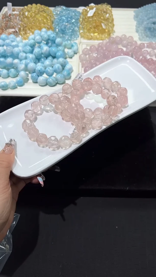 水晶手链未镶嵌50c多样性发其一【1条】默认微瑕