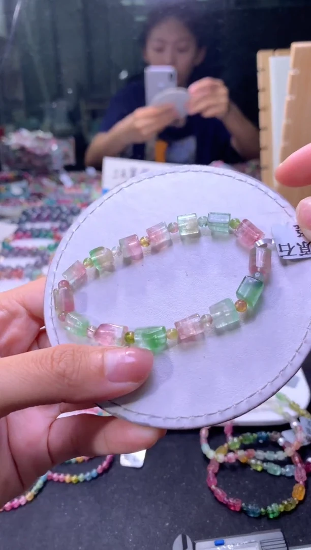 未镶嵌手串碧玺A62【天然碧玺】