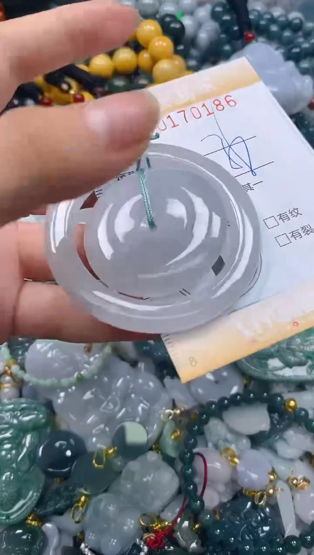 翡翠未镶嵌颈饰闪购0170186多样性发其一