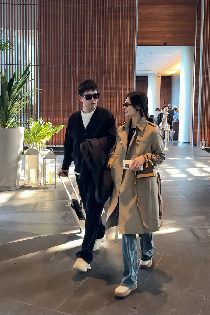 切片【中长款】2025新款风衣女气质风嘎巴甸外套经典双排A1603U